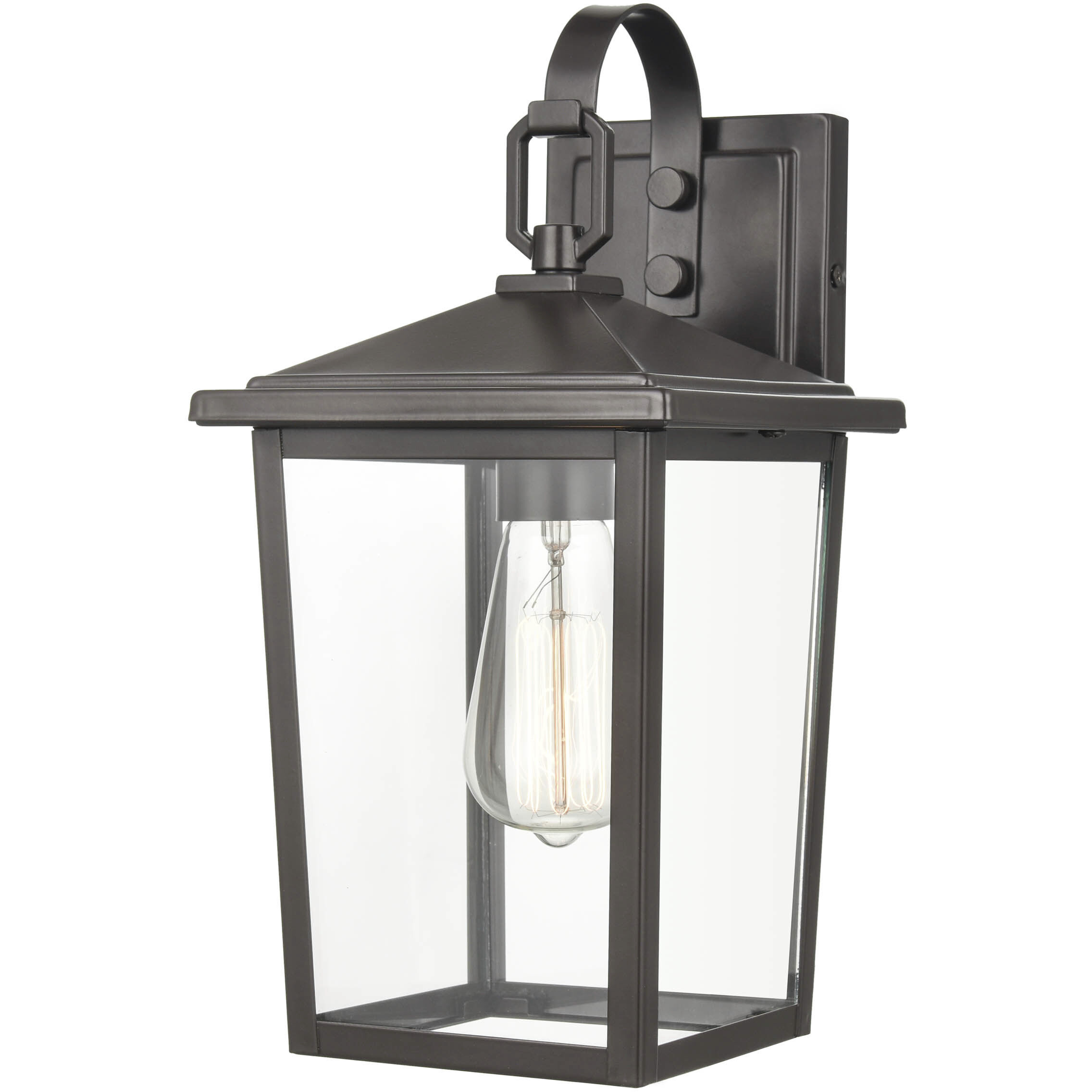 Fetterton 1 Light 14 inch Powder Coated Bronze Outdoor Wall Sconce